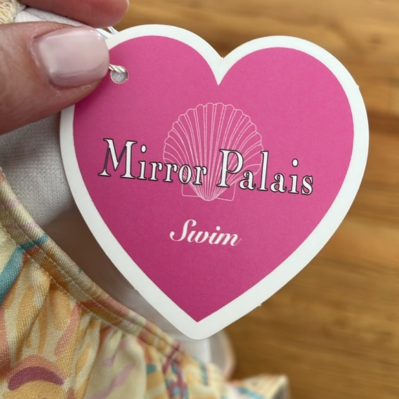 NWT MIRROR PALAIS floral bikini bottom size xxl - Picture 5 of 7